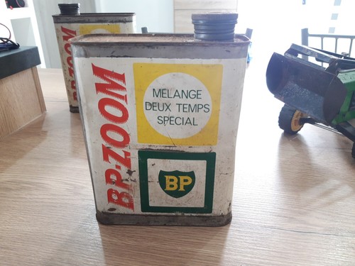 Ancien bidon huile bp - 2l, .