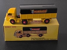 dinky toys atlas Tracteur Panhard et Semi-Remorque Bâchée Calberson réf 32A
