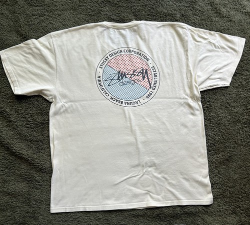 Shirt stussy blanc crème - t,
