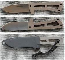 BKR13 Couteau Kabar Becker Remora 1095 Carbon Blade Plastic Sheath Made USA