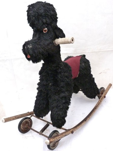 Jouet ancien enfant - d'enfant, chien