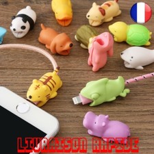 Protège Téléphone Support Câble Accessoire Iphone Mobile Portable Protection USB