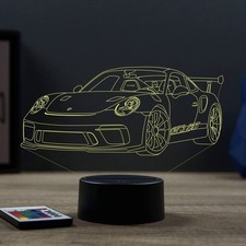 Lampe illusion 3D Porsche 911 GT3 RS