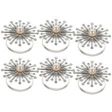 6pcs strass perle table de