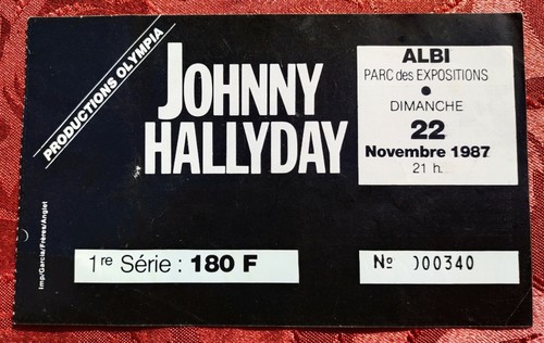 Ticket billet concert - ticket,