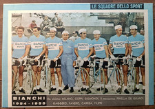 BIANCHI 1954/55 ORIGINALE PHOTO FIGURINE Du SPORT ILLUSTRÉ ANNÉES 50, LEGGI-8754