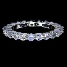 925 Bague en Argent Rond