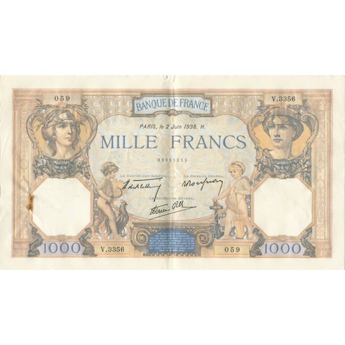 France 1000 francs cérès - 1000,