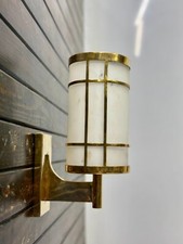 Ancienne applique murale marine en laiton | décor de lumière nautique à monta...