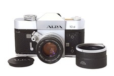 ALPA 10D Chrome Avec Kern-MACRO-SWITAR 50Mm F1.8 AR Très Rare