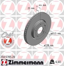 2x ZIMMERMANN Disque de frein