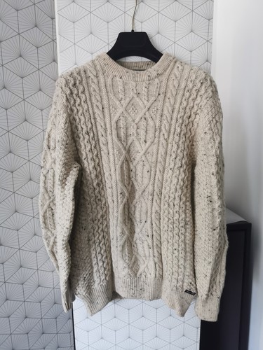 Pull laine beige - pull,