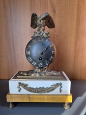 Horloge De Table Napoléon Globe Aigle Bronze