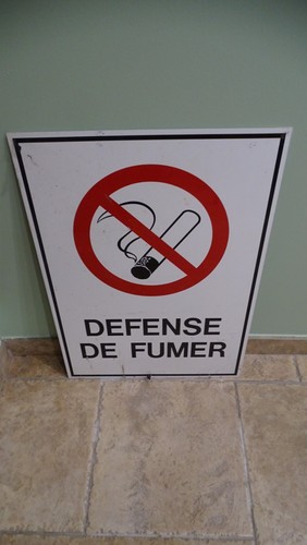 Panneau signaletique defense - signaletique,