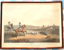 tableau gravure : la  chasse