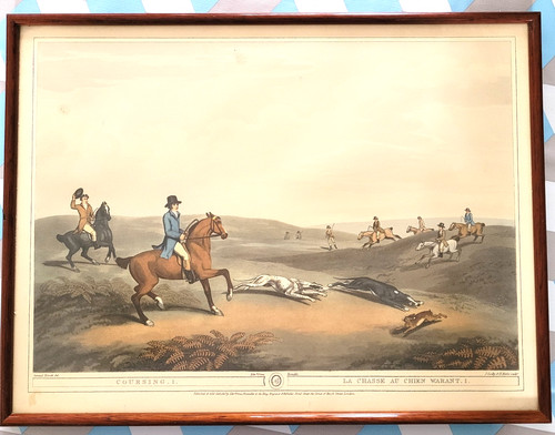 Tableau gravure chasse - tableau,