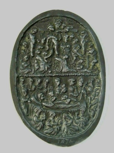 Bronze plaque votive romaine - votive,