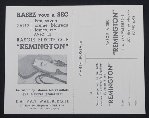 Cpa carte postale publicitaire - cpa,