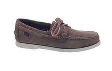 Sebago Docksides, Nubuck, Marron Foncé, Hommes 7000GA0-901 MARRON FONCÉ
