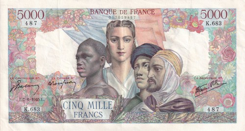 France 5000 francs empire - 5000,