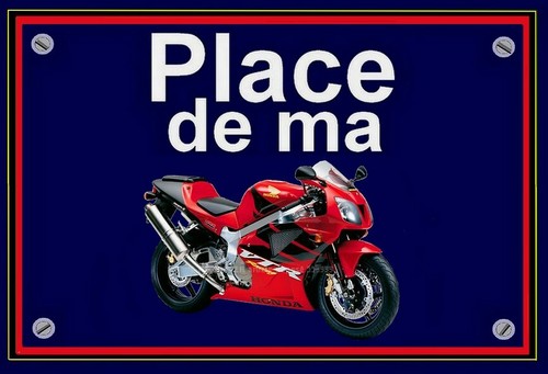 Plaque place ma honda vtr - ma,