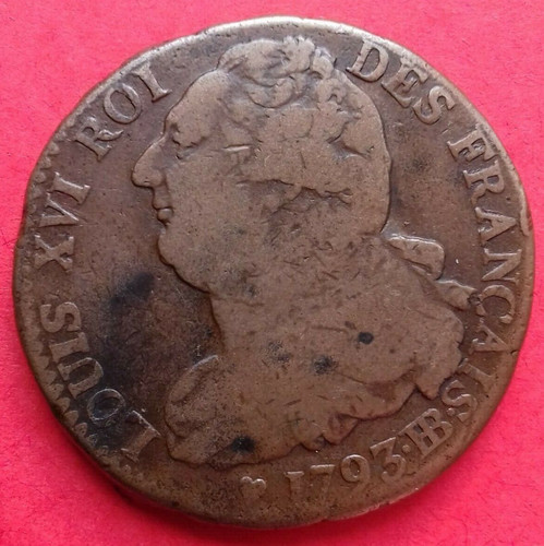 Sols louis xvi 1793 - louis, de