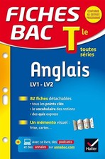 Fiches BAC Tle toutes séries, anglais - Malavieille, Michèle