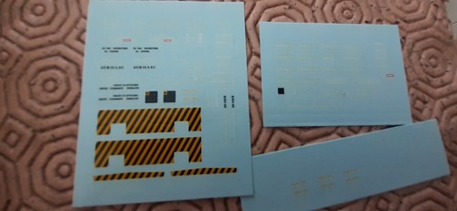 Decals decalcomanie train - decals, ho