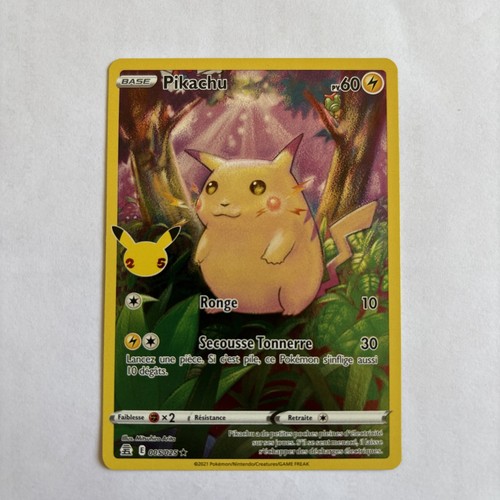 Carte pokémon pikachu full - carte,