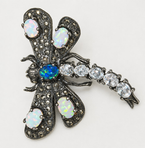 Rare broche libellule