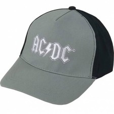 Casquette ACDC Untited Labels Gris et Noir Taille Unique Neuf et Authentique