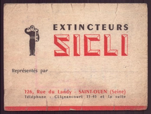 Carte visite sicli - visite, "