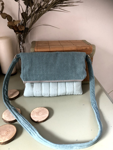 Sac main molletonné bi - à,