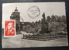 TIMBRE FRANCE N 880 CARTE PREMIER JOUR JULES FERRY COTE 225€ OBLI 1951 SAINT DIÉ