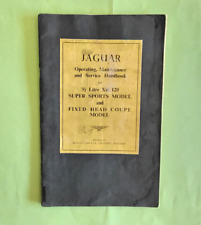 JAGUAR 3 1/2 Litre XK 120 SUPER SPORTS MODEL and FIXED HEAD COUPE MODEL / MANUAL