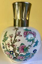 lampe porcelaine BERGER PARIS 18 RUE DUPHOT JARS  décor  floral  japonisant N°34