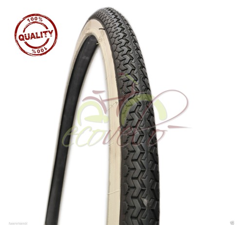 Pneu blanc noir pour vélo - pour,