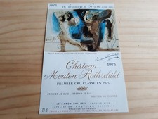 étiquette vin chateau Mouton