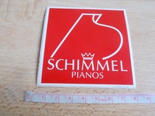 Autocollant SCHIMMEL PIANOS