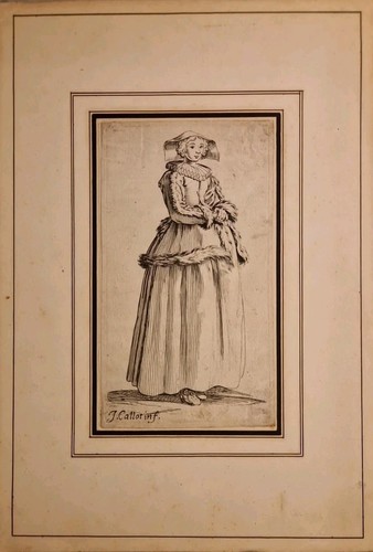 Belle gravure xvii eme - belle, jacques