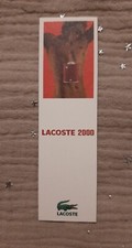 Carte Parfumée - Perfume Card . Lacoste - 2000