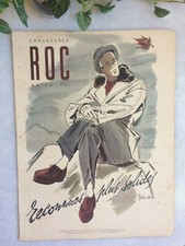 publicité chaussures ROC 1944 Autun Delnotte dessin hiver presse collection