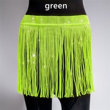 Femme Mini Jupe Strass Gland