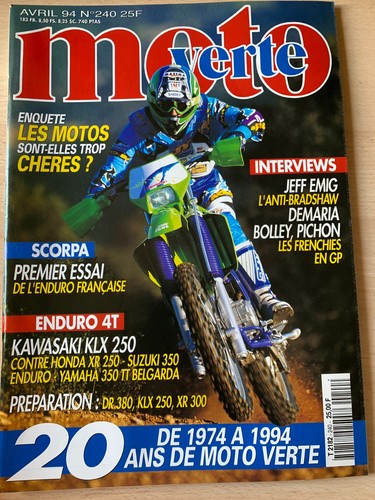 Moto verte magazine 240 du - n°240,
