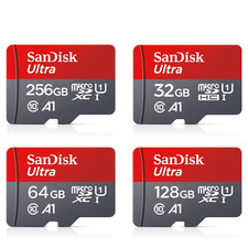 Carte mémoire SANDISK Micro SD 16 32GB SDHC 64GB/128/256GB SDXC avec Adaptateur
