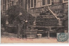 GOURNAY EN BRAY : la fabrication du cidre - le pressoir - très bon état