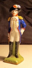 figurine Porcelaine Soldat du 1er Empire La Fayette manufacture  Scheibe Alsbach