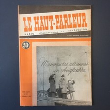 LE HAUT-PARLEUR revue Radio, Electronique, Télévision N° 831 du 2 décembre 1948
