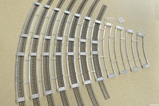 Pochoirs incurvés KaModel pour pose de voies flexibles HO PECO, rayons...