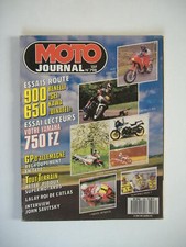 MOTO JOURNAL 798 BENELLI 900 SEI-KAWASAKI 650 KLR "DINATEL"-YAMAHA 750 FZ